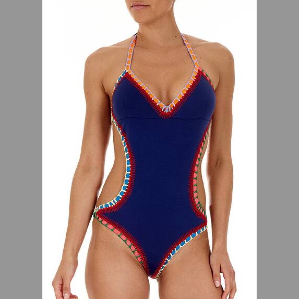 KIINI SWIMWEAR BADEANZUG TASMIN MIT CUT-OUT One Piece S BNWT